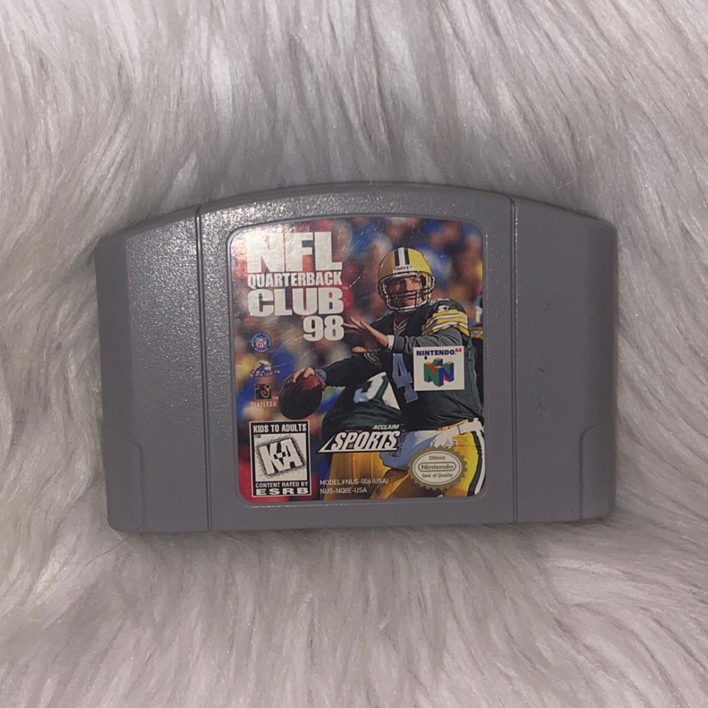 Vintage NFL Quarterback Club 98 for Nintendo 64